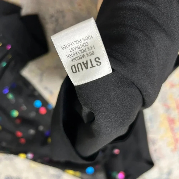 Staud Sway Blouse with Rainbow Dots - Picture 7 of 7